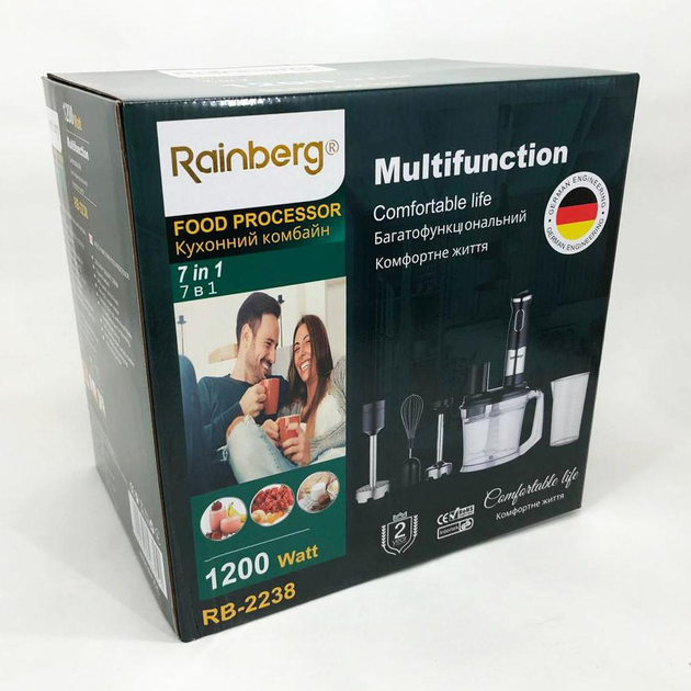 Блендер погружной многофункциональный Rainberg RB 00223888 - изображение 6