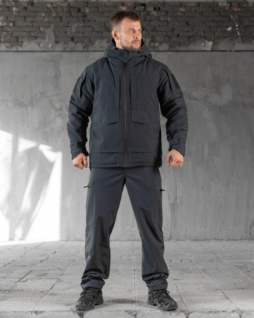 Тактичний зимовий костюм ДСНС SoftShell Omni-Heat M синій (56841) - зображення 2