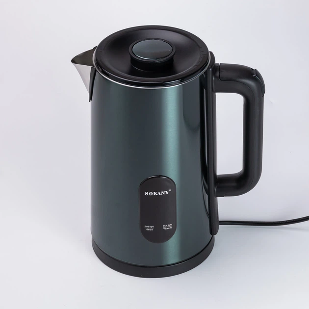 Электрический чайник Sokany SK-09019GR 3 литра Зеленый - изображение 8