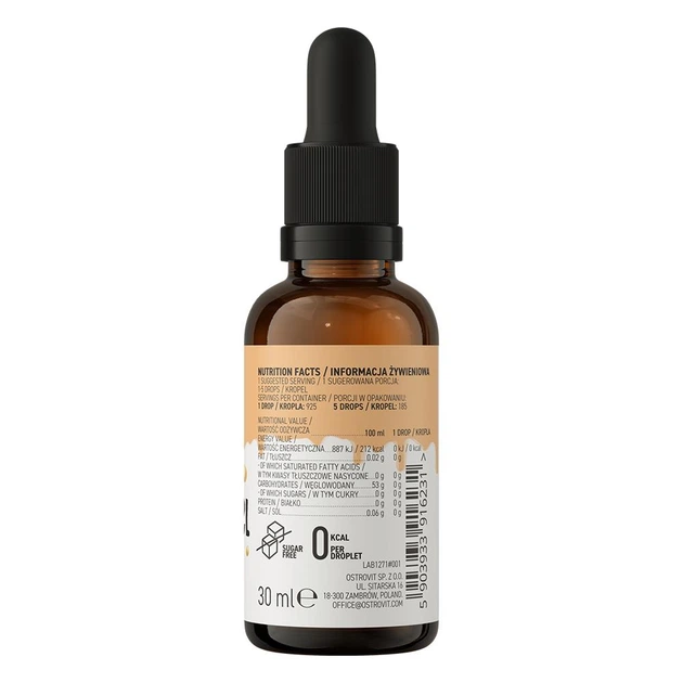Подсластитель OstroVit Flavour Drops 30 мл Карамель - изображение 2