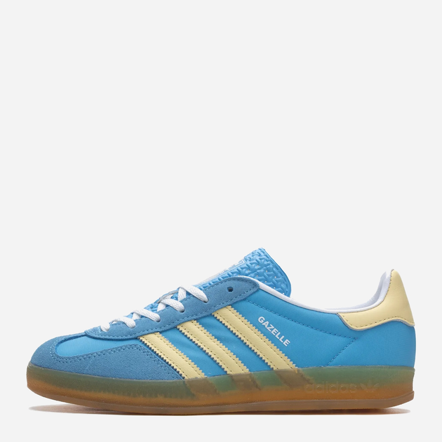 Sneakersy damskie do kostki adidas Gazelle Indoor IE2960 37.5 (4.5UK) 23 cm Niebieskie (4066765070098) - obraz 1