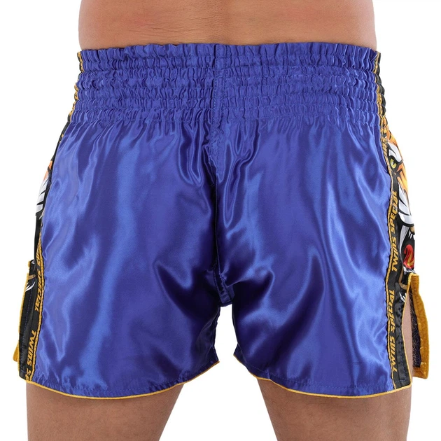 Шорты для тайского бокса и кикбоксинга Twins Special 9475 размер S (42-44) Blue - изображение 4