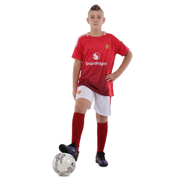 Форма футбольна дитяча Manchester United Манчестер Юнайтед SP-Sport 3761 розмір XL (30) зріст 150-160 см - зображення 9