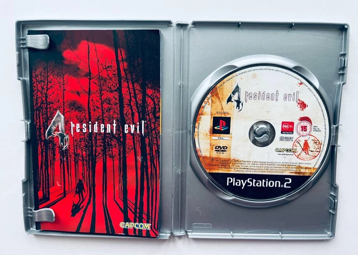 Resident Evil 4 Platinum, английская версия - диск для PlayStation 2, Б/У - Фото 2 Resident Evil 4 Platinum, английская версия - диск для PlayStation 2, Б/У - изображение 2
