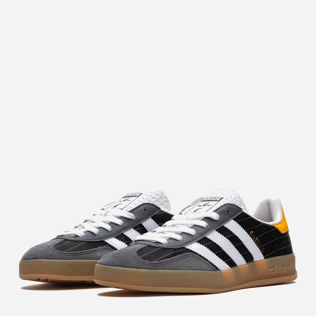 Sneakersy męskie do kostki adidas Gazelle Indoor IF9642 38.5 (5.5UK) 24 cm Czarny/Szary (4067888520941) - obraz 2