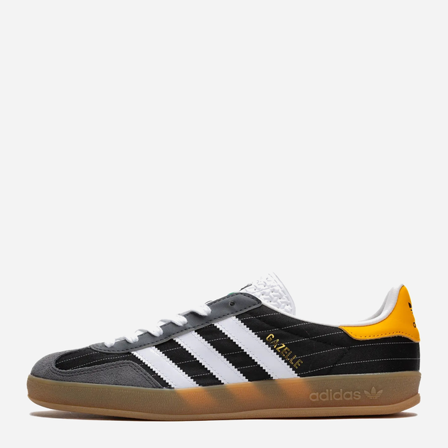 Sneakersy męskie do kostki adidas Gazelle Indoor IF9642 39.5 (6UK) 24.5 cm Czarny/Szary (4067888521092) - obraz 1