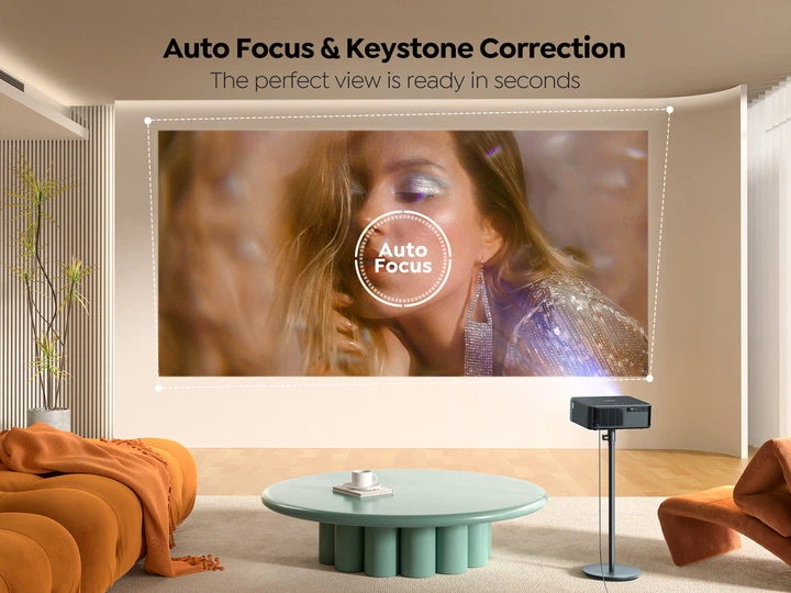 Проектор Yaber K2s Full HD 1080P 800 ANSI мультимедійний Wi-Fi Bluetooth NFC Dolby Audio з підтримкою 4К - зображення 8