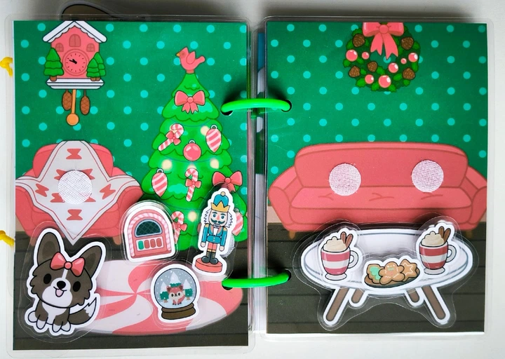Игра на липучках Тока Бока: зимние каникулы мини - изображение 6