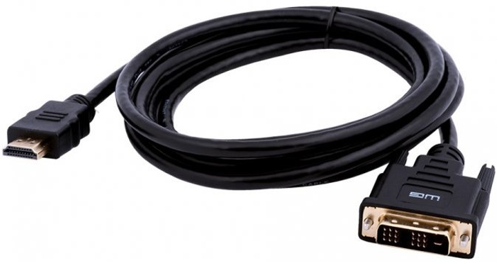 Kabel Winner Group HDMI - DVI-D Single Link M/M 2 m Black (8591194110375) - obraz 1