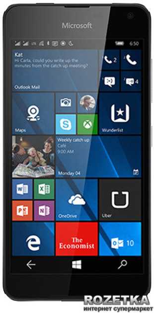 Мобильный телефон Microsoft Lumia 650 Dual Sim Black – фото, отзывы ...