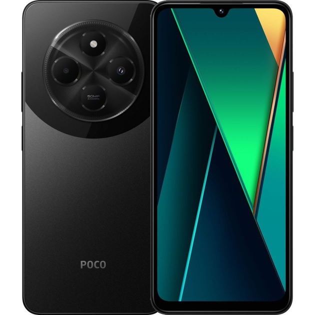 Смартфон Poco C75 8/256Gb NFC Black (Global Version) – фото
