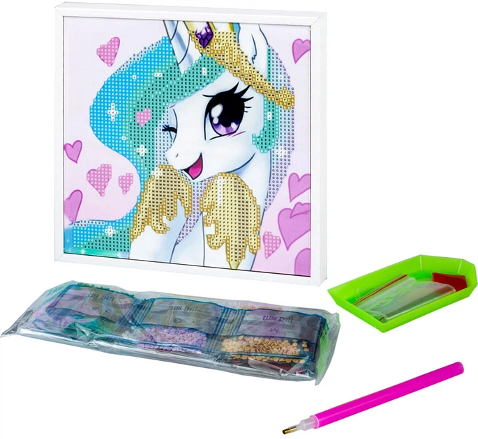 Zestaw do haftu diamentowego Panta Plast Jednorożec 20 x 20 cm (4030969897737) - obraz 3