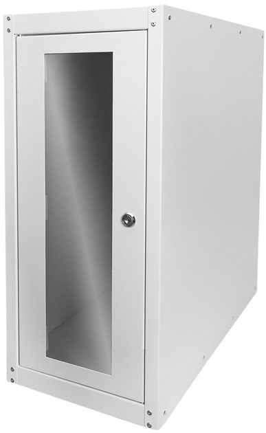 Корпус для комп'ютера DIGITUS з замком і коліщатками Light Grey (DN-CC 9001) - зображення 1