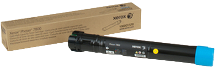 Тонер-картридж Xerox Phaser 7800 DMO HC 106R01570 Cyan (0095205766394) - зображення 1