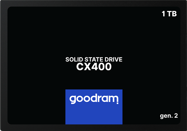 Dysk SSD Goodram CX400 Gen.2 1TB 2.5" SATAIII 3D NAND TLC (SSDPR-CX400-01T-G2) (G2B071895) - Outlet - obraz 1