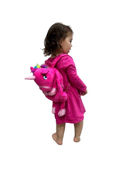 Мягкий детский рюкзак-игрушка Единорог розовый A-Toys - Фото 4 Мягкий детский рюкзак-игрушка Единорог розовый A-Toys - изображение 4