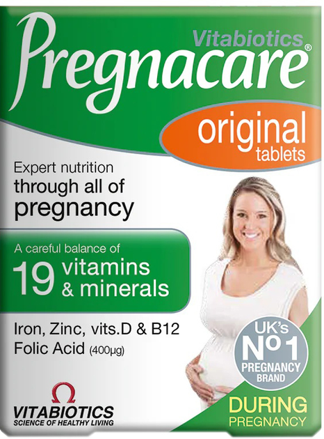 Suplement diety Vitabiotics Pregnacare Original dla kobiet w ciąży 30 tabletek (5010058089785) - obraz 1