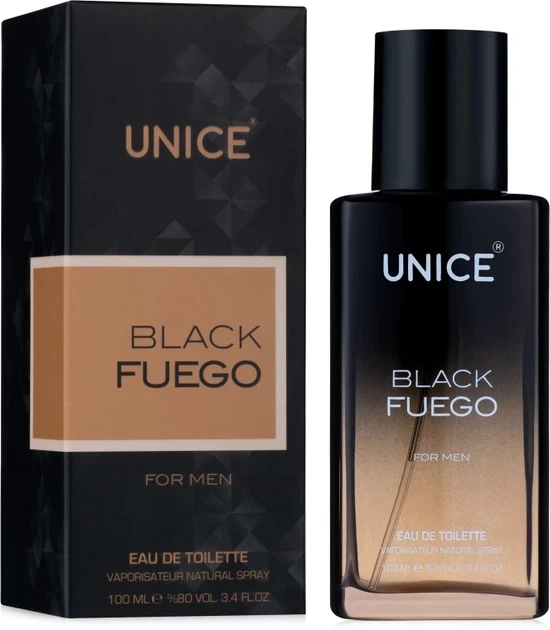 Мужская туалетная вода Unice Black Fuego 100 ml - Фото 1 Мужская туалетная вода Unice Black Fuego 100 ml - изображение 1