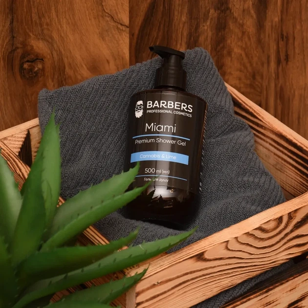 Гель для душу Barbers Miami 500 мл - Фото 3 Гель для душу Barbers Miami 500 мл - зображення 3