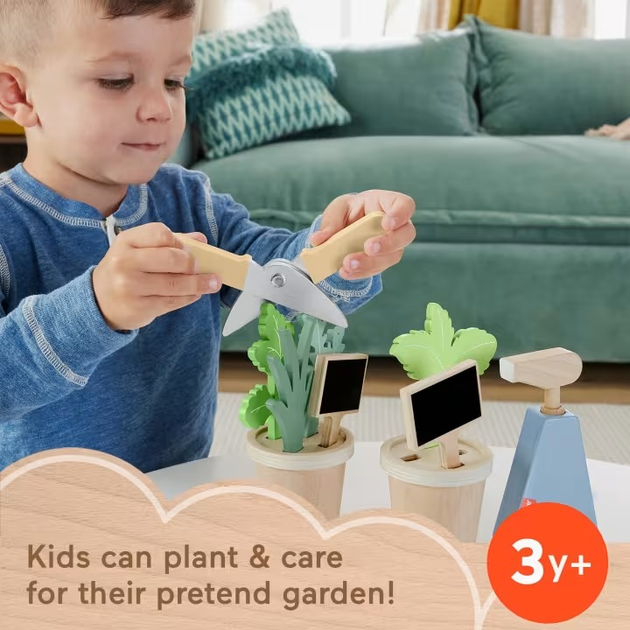 Дерев'яний ігровий набір Fisher-Price Маленький садівник (194735238705) - зображення 5