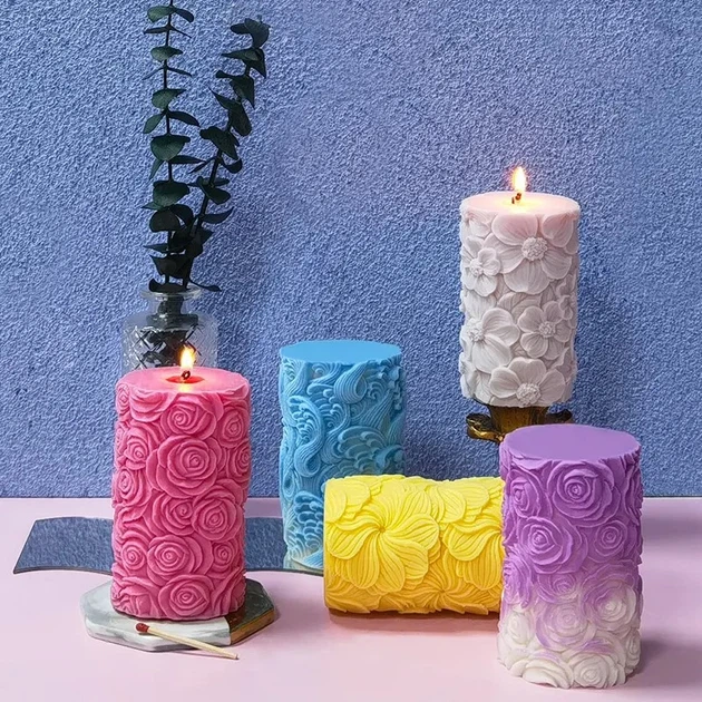 Силиконовая форма для изготовления свечи 8.3 x 12 cм "silicone mold-13" - изображение 3