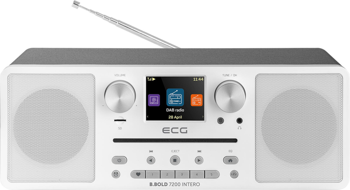 Интернет/DAB+/FM-радио с компакт-диском ECG B.BOLD 7200 Intero White - изображение 4