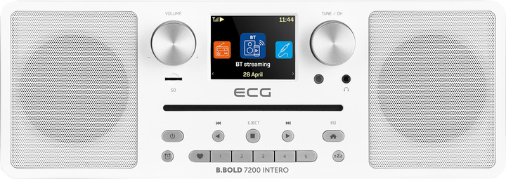 Интернет/DAB+/FM-радио с компакт-диском ECG B.BOLD 7200 Intero White - изображение 10