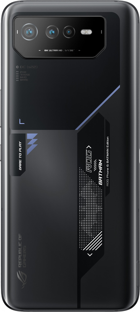 Smartfon Asus ROG Phone 6D Batman Edition 12/256 GB Night Black (90AI00D6-M00110) - obraz 9