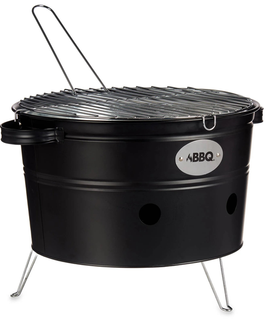 Grill z uchwytami na nóżkach Ibergarden BBQ 42 x 35 x 21 cm (8430852823984) - obraz 1