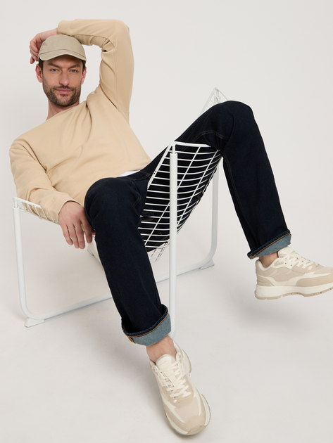 Світшот чоловічий Cross Jeans 25460-009 L Бежевий (8697319673821) - зображення 3
