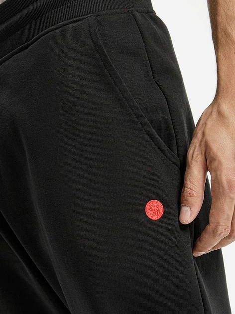 Spodnie dresowe męskie z kiszeniami Cross Jeans 49069-020 M Czarne (8697319663051) - obraz 4