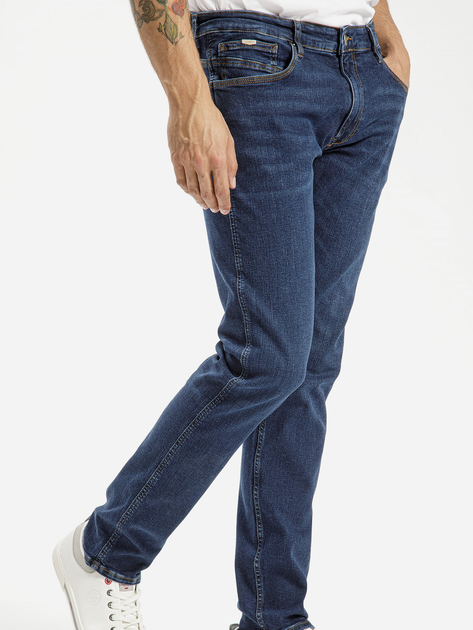 Jeansy slim fit męskie Cross Jeans E 185-173 30/32 Niebieskie (8697319523447) - obraz 1