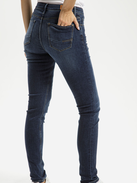 Jeansy skinny damskie Cross Jeans N 497-313 32/30 Granatowe (8697319683448) - obraz 2