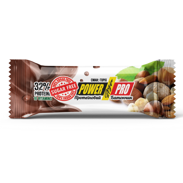 Протеїновий батончик Power Pro (36%) 60 грамів NUTELLA смак «Цильний горіх без Сахара» 20 шт. - зображення 3