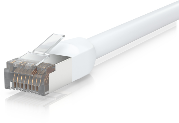 Patchcord Ubiquiti UniFi Outdoor Cat 5e 1 m White (UACC-CABLE-PATCH-OUTDOOR-1M-W) - obraz 2