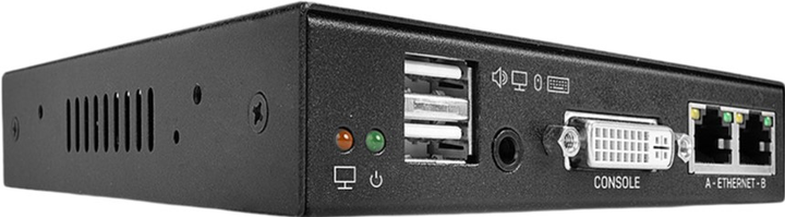 Przełącznik KVM Lindy KVM over IP Access DVI-I, USB & PS/2 Black (4002888394161) - obraz 1