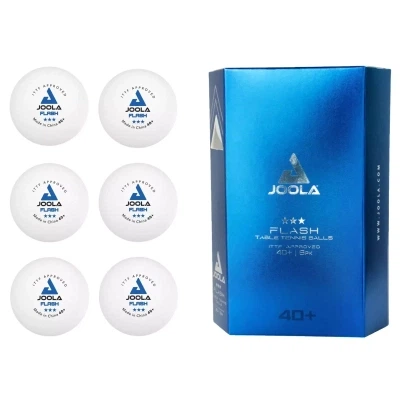 Мячик для настольного тенниса Joola Flash 40+ White 6 шт (40041) (930941) - Фото 2 Мячик для настольного тенниса Joola Flash 40+ White 6 шт (40041) (930941) - изображение 2