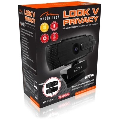 Веб-камера Media-Tech Look V Privacy Full HD (MT4107) Black - изображение 4