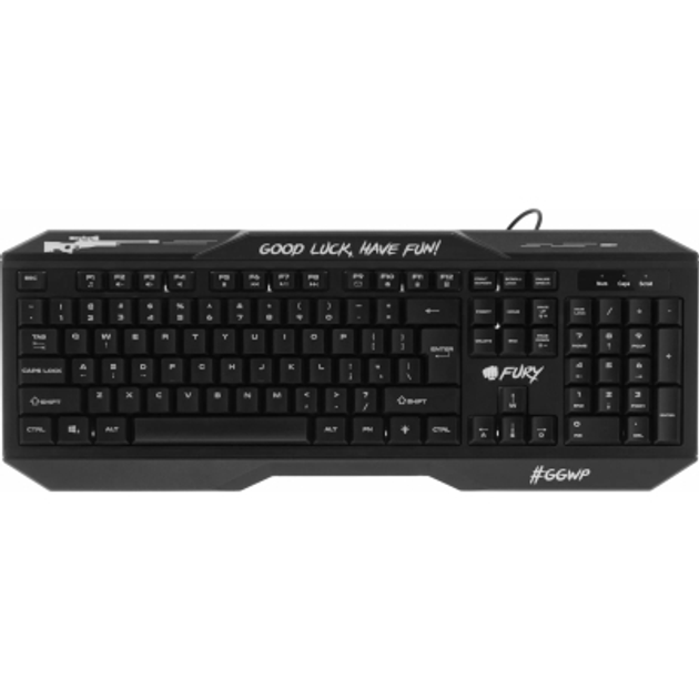 Клавиатура Fury Hellfire 2 LED Backlight USB Black (NFU-1586) - изображение 6