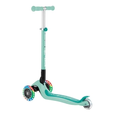 Самокат Globber Primo Foldable Lights колеса з підсвіткою до 50 кг 3+ М'ятний (432-206-3) - зображення 8
