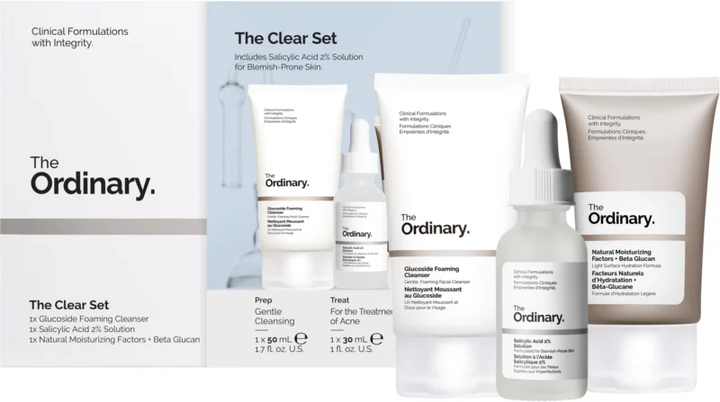 Набор по догляду за обличчям The Ordinary The Clear Set - зображення 2
