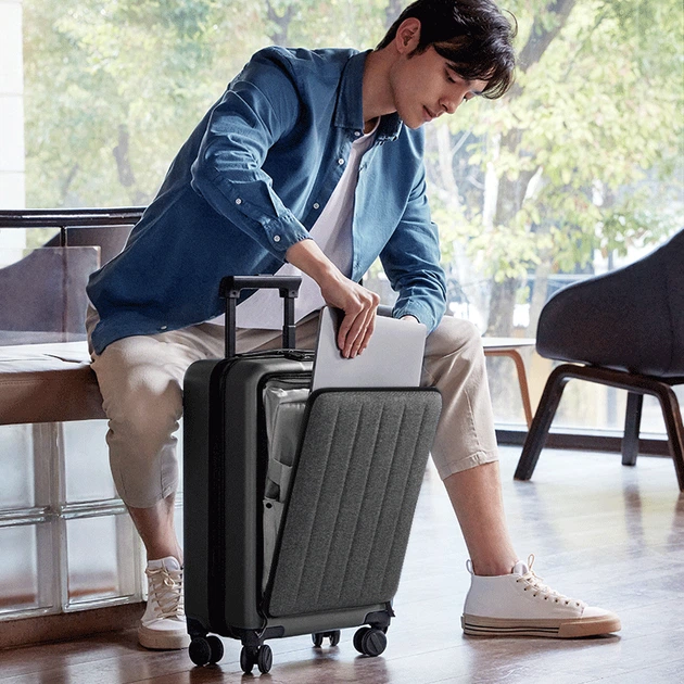 Чемодан Xiaomi Ninetygo Seine Luggage 20" 36 л Синий (6941413217927) - изображение 15