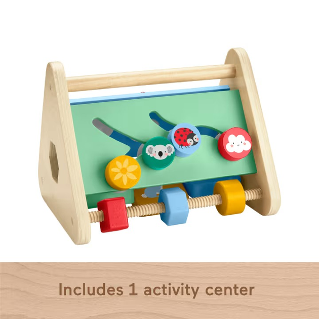 Дерев'яна іграшка Fisher-Price трикутник розвиваючий (0194735246069) - зображення 3