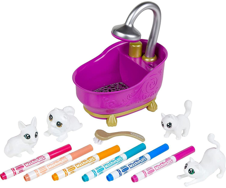 Zestaw kreatywny Crayola Washimals Zwierzęta z wanną (0071662074531) - obraz 3