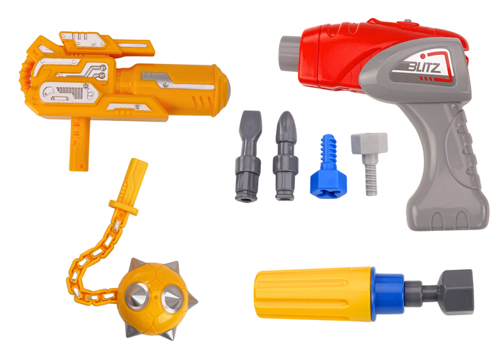 Робот для скручування Lean Toys зі світлом і звуком 36.5 см Синій (5905991018728) - зображення 4