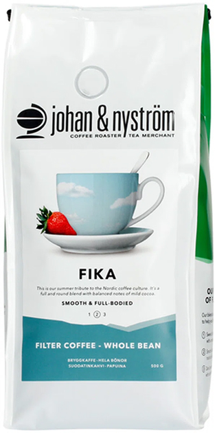 Kawa ziarnista Johan & Nystrom Fika 500 g (7350045060433) - obraz 1