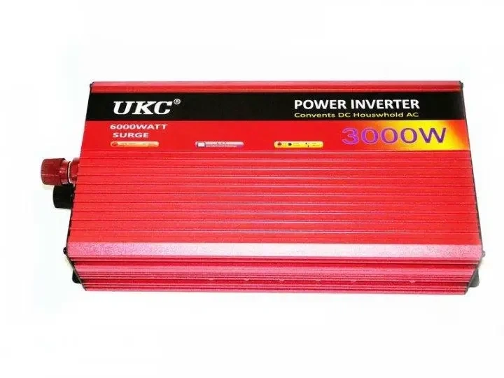 Перетворювач напруги інвертор автомобільний UKC 12V-220V AC/DC AR 3000W - зображення 2