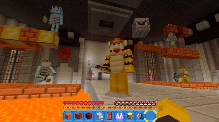 Консоль Nintendo Switch OLED + Гра Minecraft Black and White (4250494929318) - зображення 12