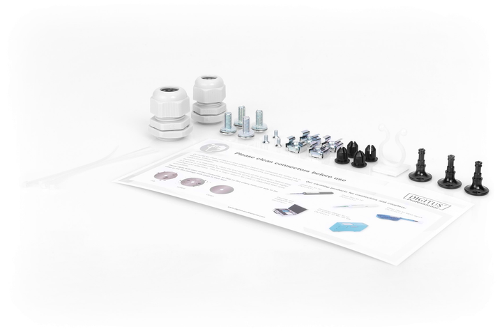 Panel optyczny Digitus Professional 19" 1U 6 x LC DX, OM4, szafa serwerowa/zespół stelaża (DN-96330-4) - obraz 8