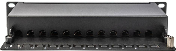 Panel krosowy Digitus CAT 6A 12-port 1U 10" (DN-91612S-EA) - obraz 3